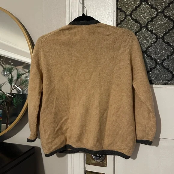 Vintage camel hair cardigan